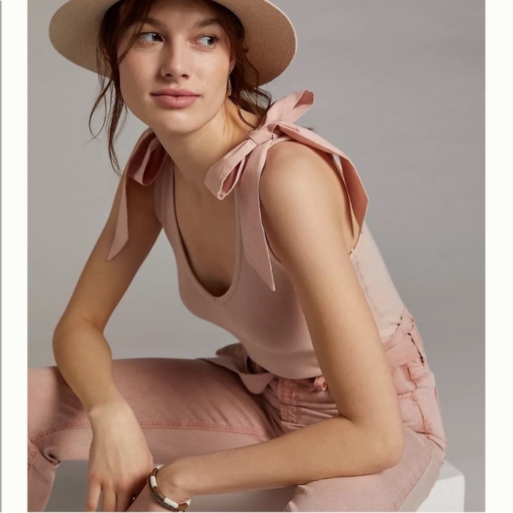 Anthropologie Maeve Bow-Tie Tank
